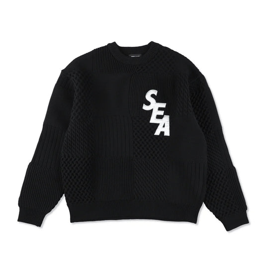 Patchwork Knit Sweater