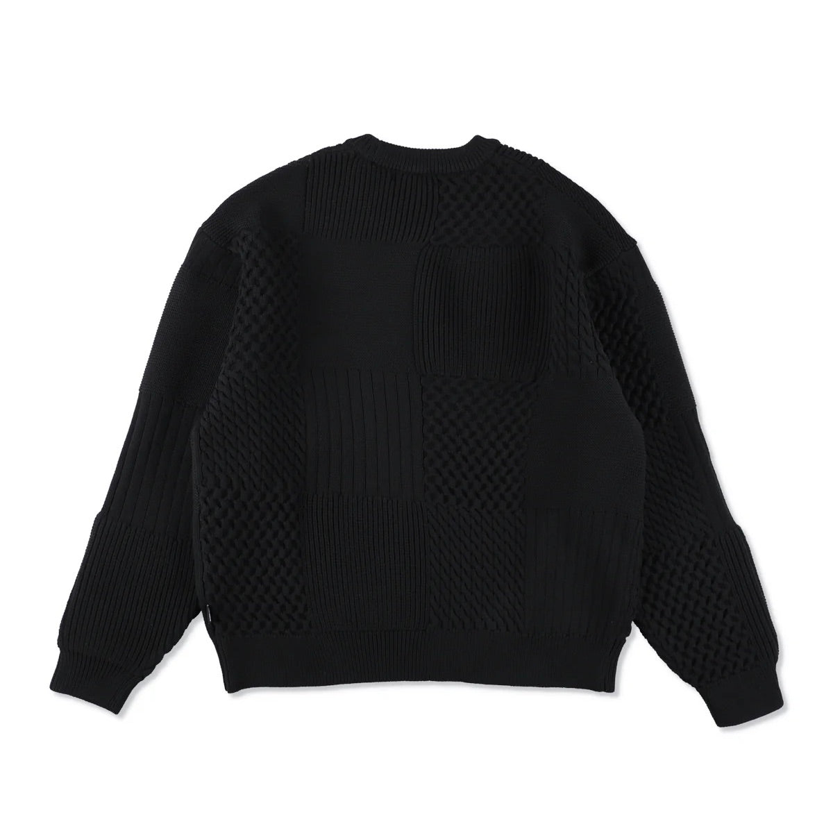 Patchwork Knit Sweater