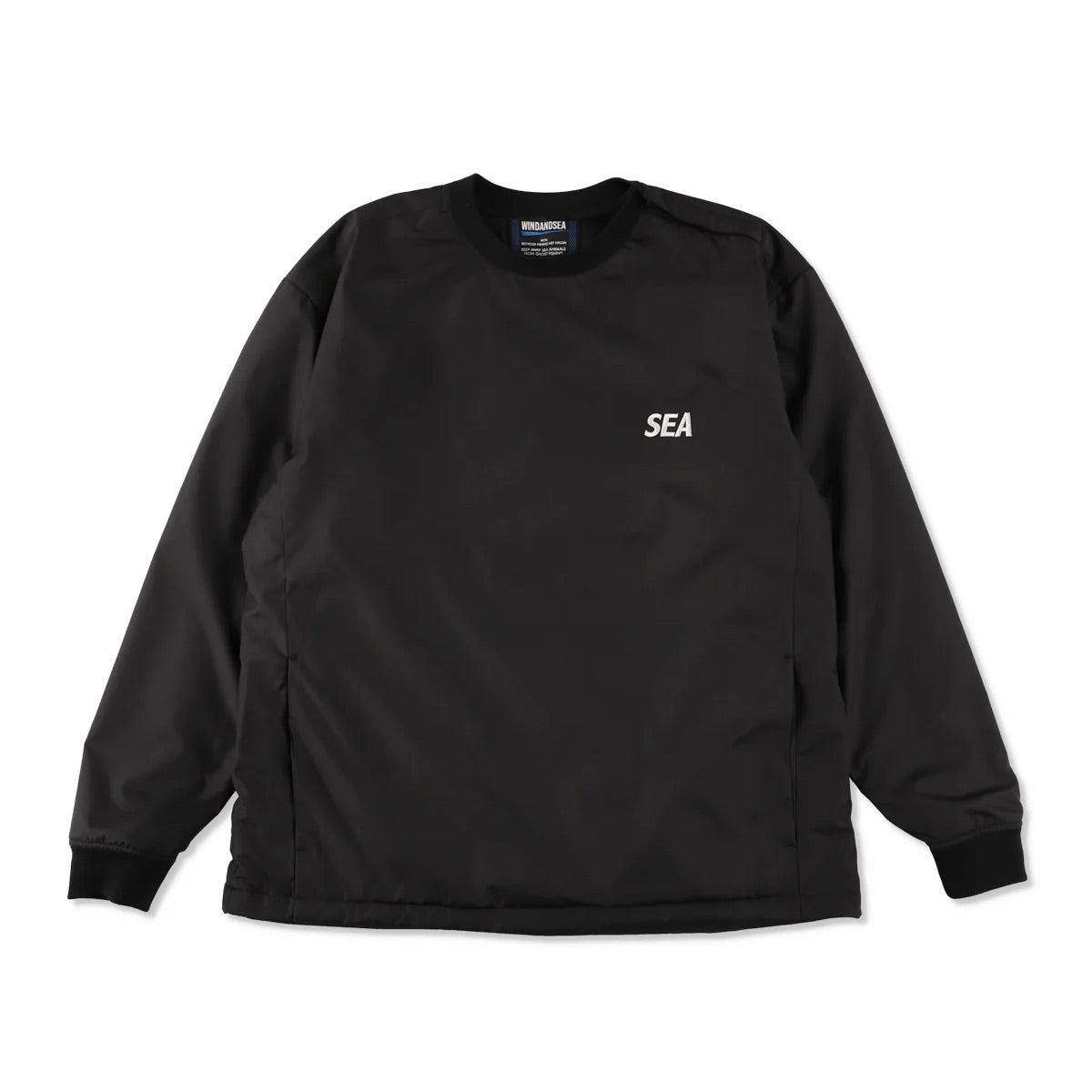 WARM UP PULLOVER SHIRT WITH FISHINGNET RECYCLE MATERIAL