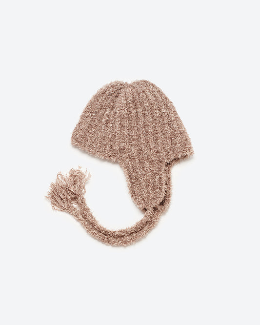 POODLE FUR EAR BEANIE