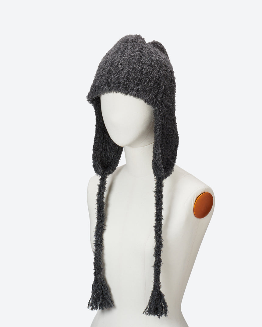 POODLE FUR EAR BEANIE