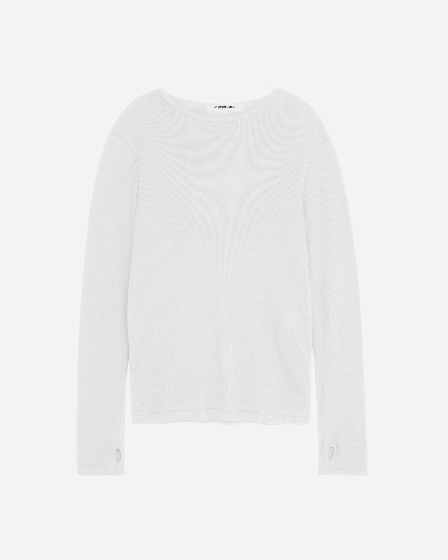 ORI RIBBED LONG SLEEVE TEE