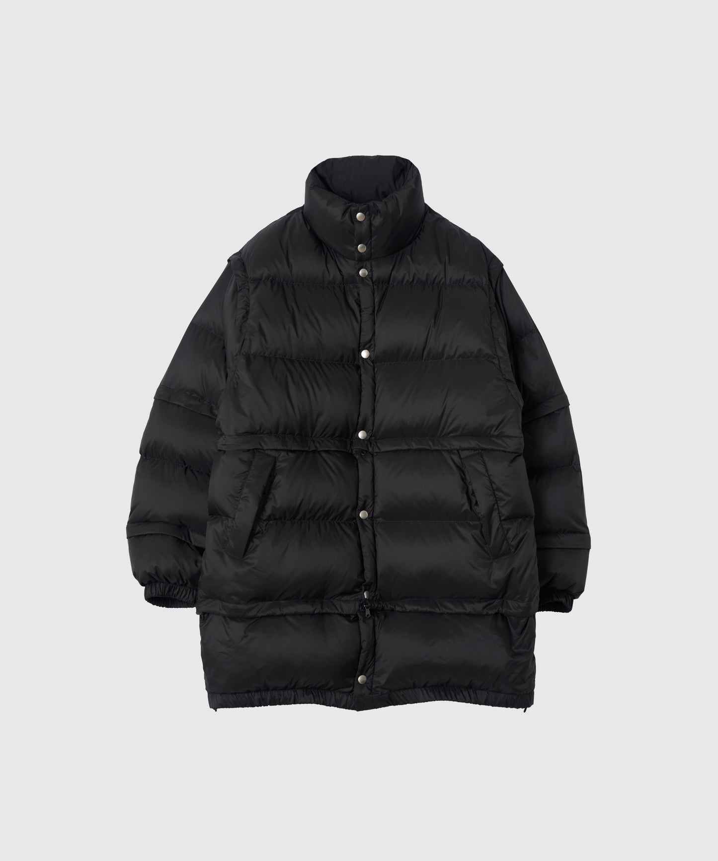 MULTI DETACHABLE RV DOWN JACKET  BLACK