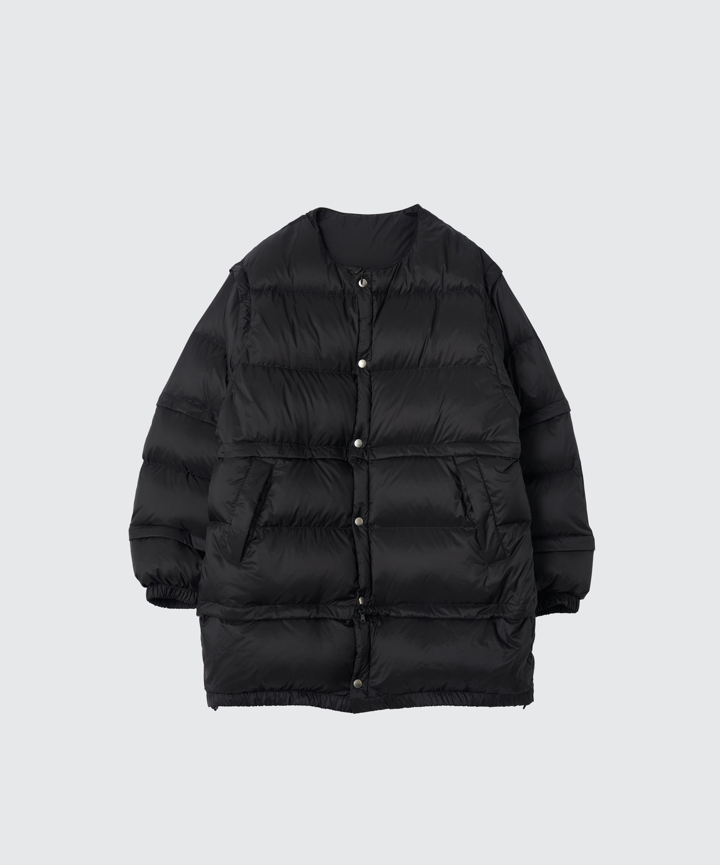 MULTI DETACHABLE RV DOWN JACKET  BLACK