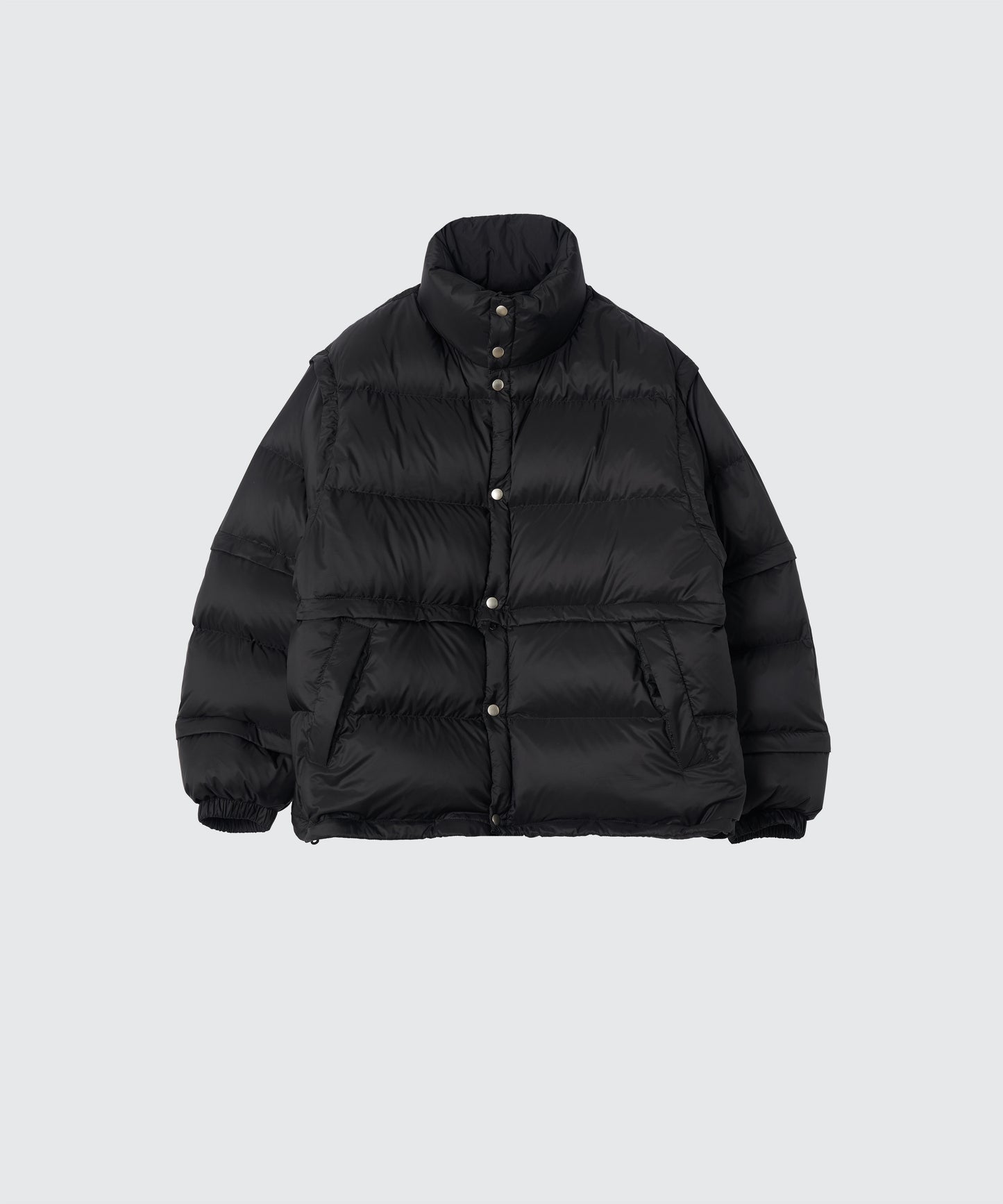 MULTI DETACHABLE RV DOWN JACKET  BLACK