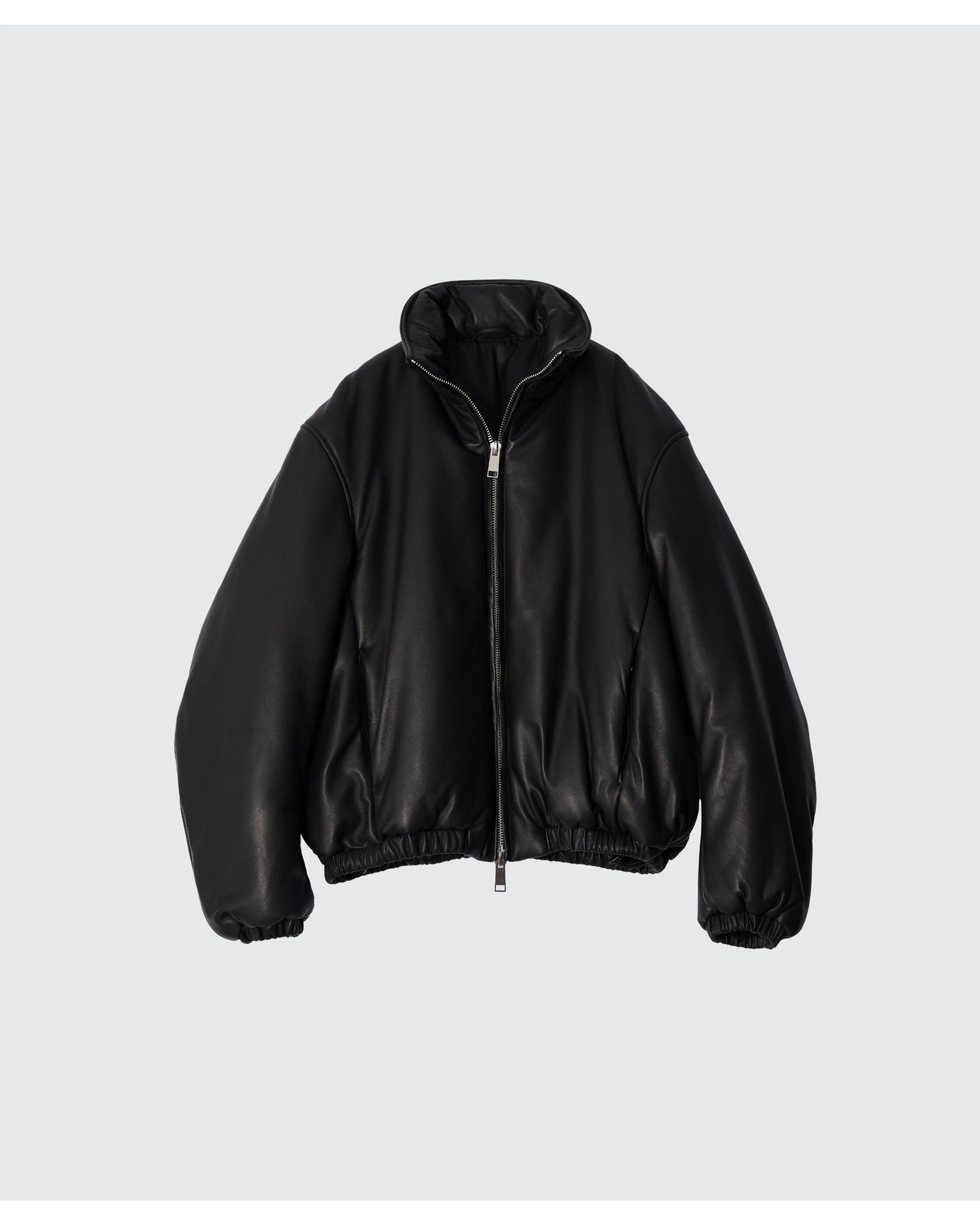 LEATHER PUFFER BLOUSON