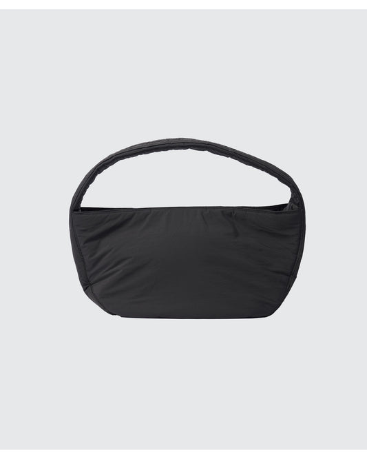 NYLON PUFFER SHOULDER BAG  CHARCOAL