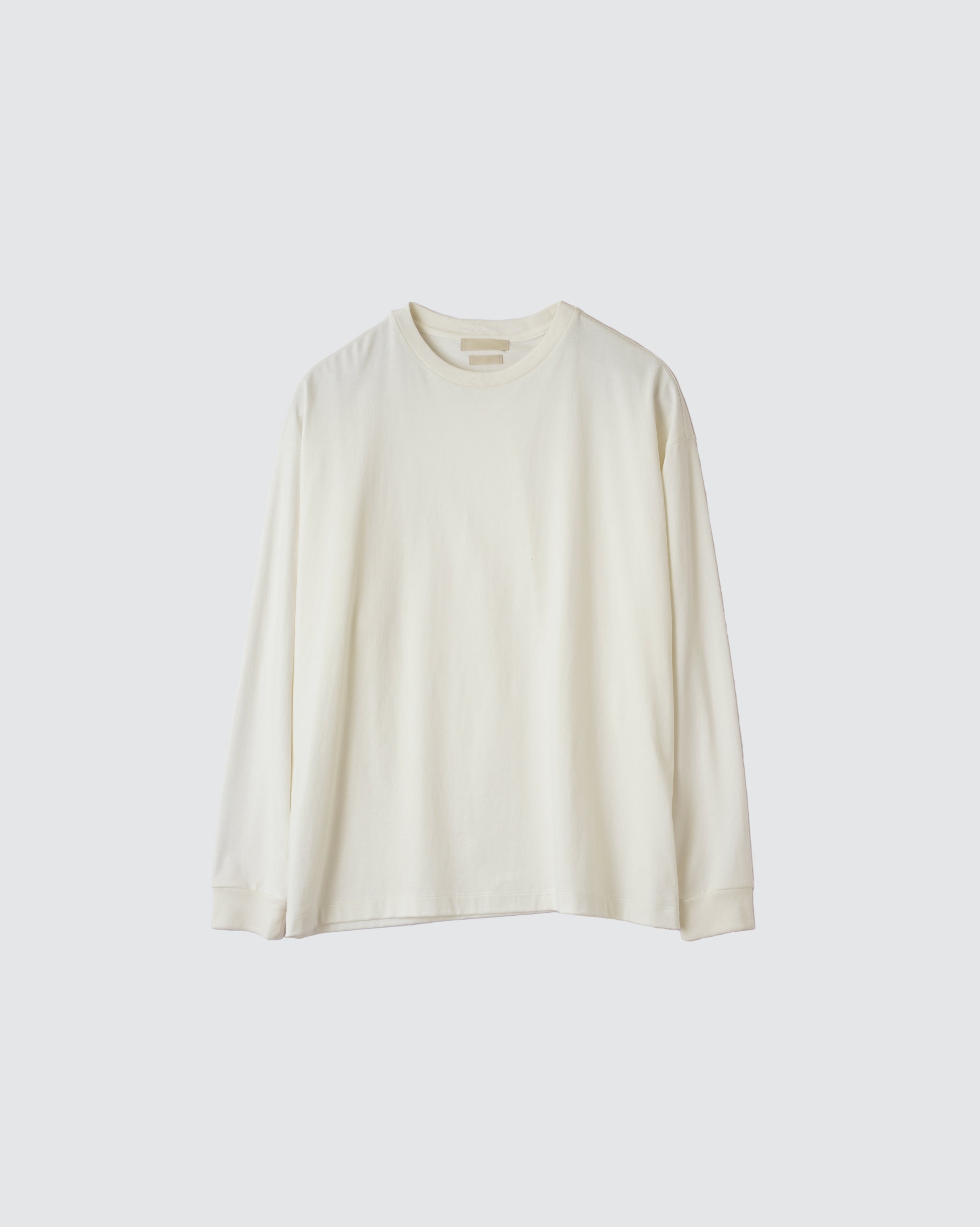 YOKE T-SHIRT LONG SLEEVES WHITE – TIME AFTER TIME