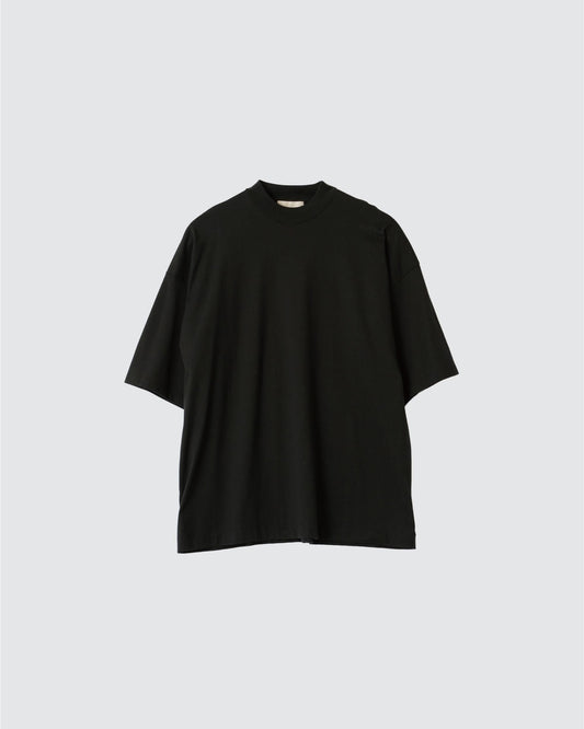 DROP SHOLDER T-SHIRT BLACK