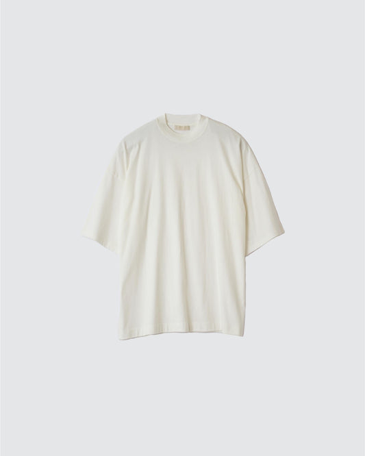 DROP SHOLDER T-SHIRT WHITE
