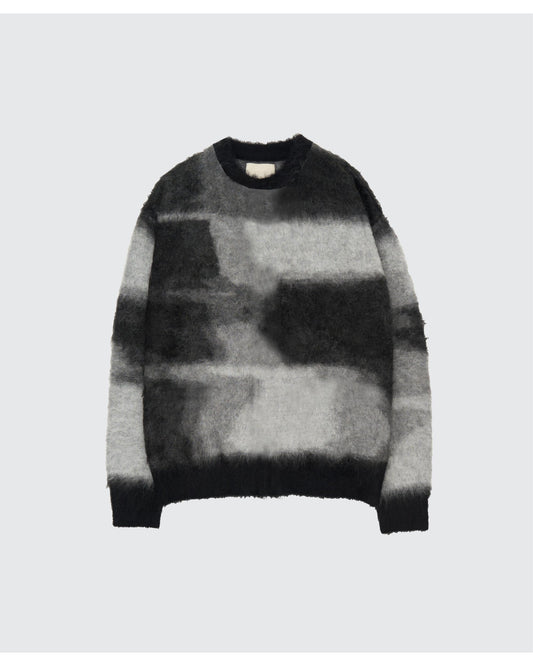 Kid Mohair Jacquard Sweater  BEAM