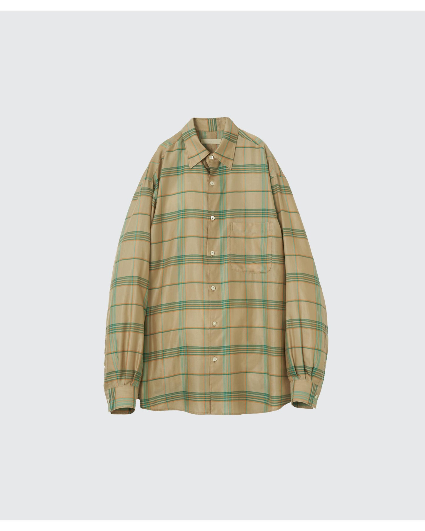 PLAID REGULAR COLLAR SHIRT