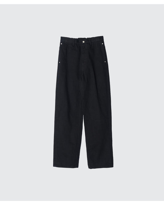 Denim Wide Straight Pants