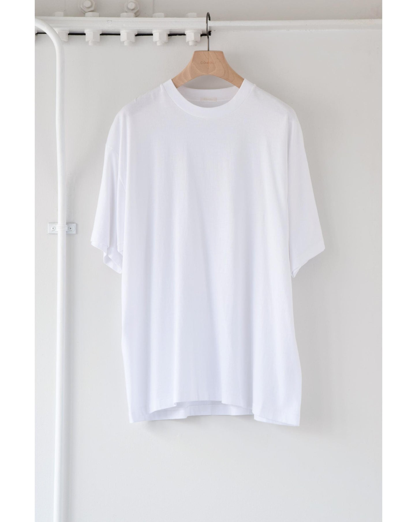 コットンジャージ 半袖Tシャツ WHITE