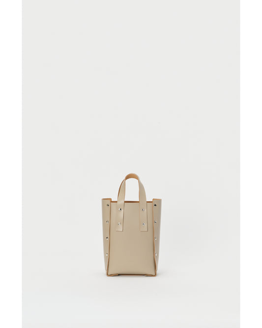 assemble hand bag tall S beige