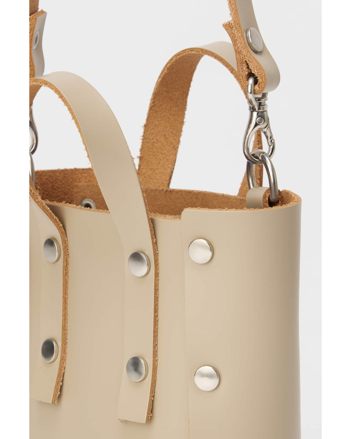 assemble hand bag tall XS beige