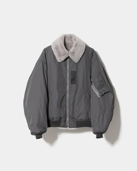 double-end fur-taffeta B-15 blouson