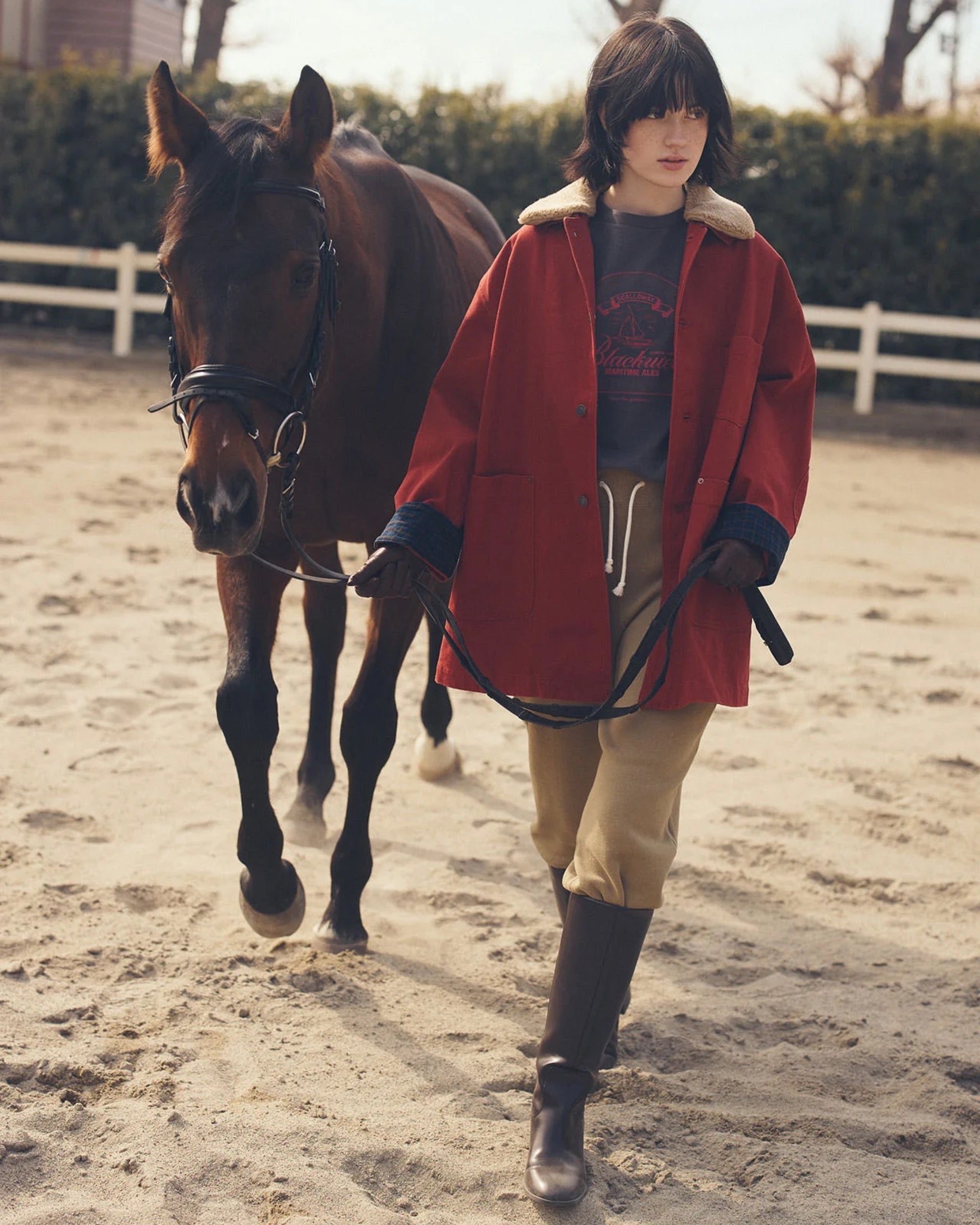 COTTON TWILL BARN JACKET – TIME AFTER TIME