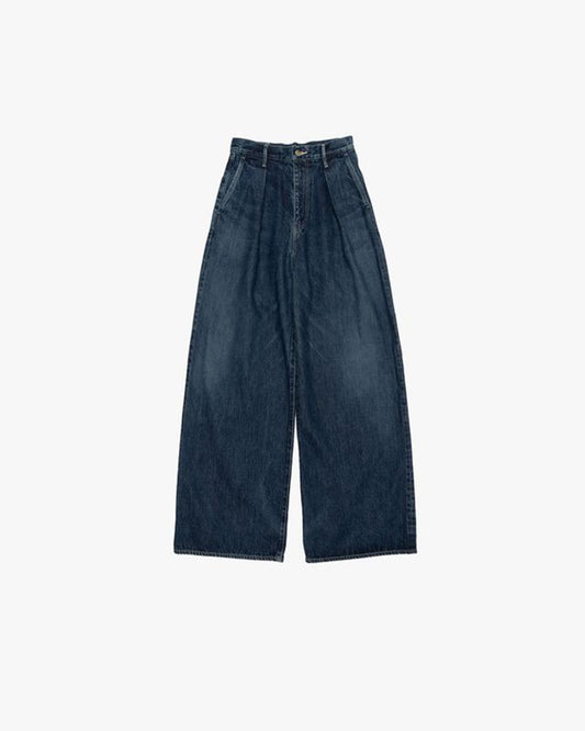 Selvage Denim Two Tuck Wide Pants