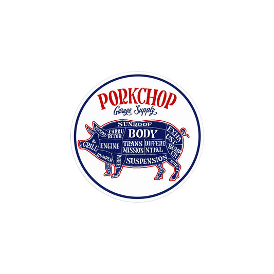 PORKCHOP CIRCLE STICKER