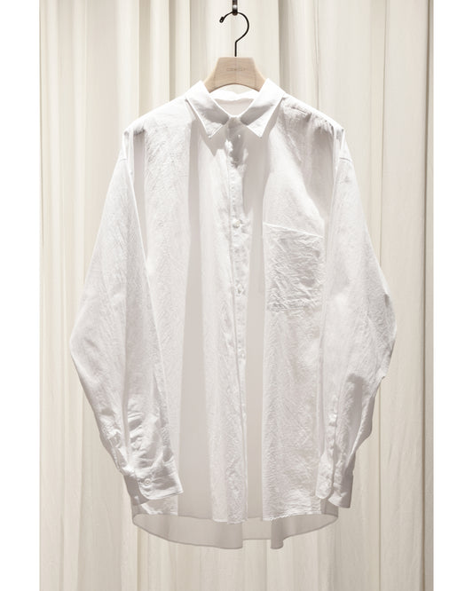 コモリ シャツ WHITE