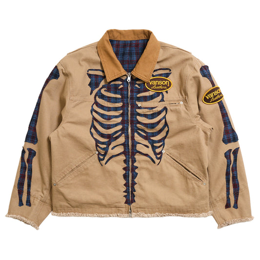 VANSON × FAF Canvas Bone Jacket