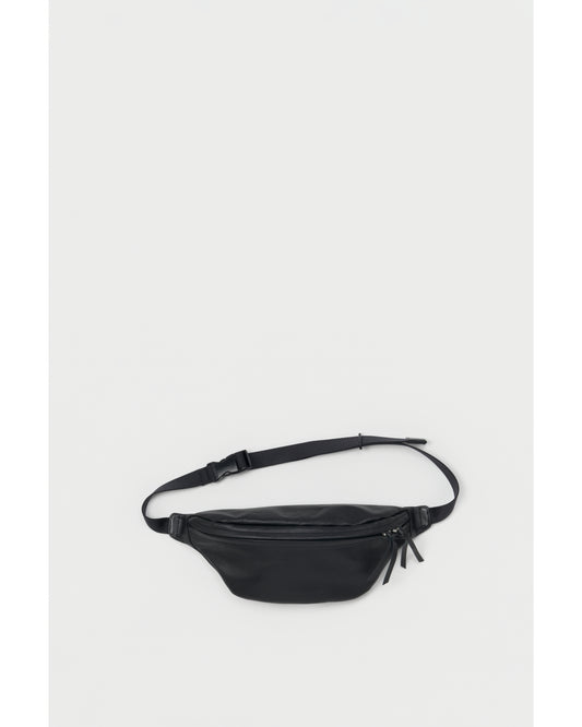 cow waist pouch bag black