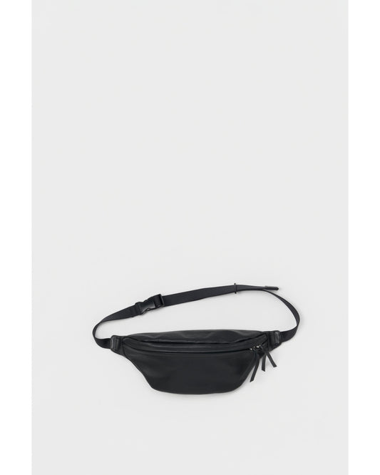 cow waist pouch bag BLACK