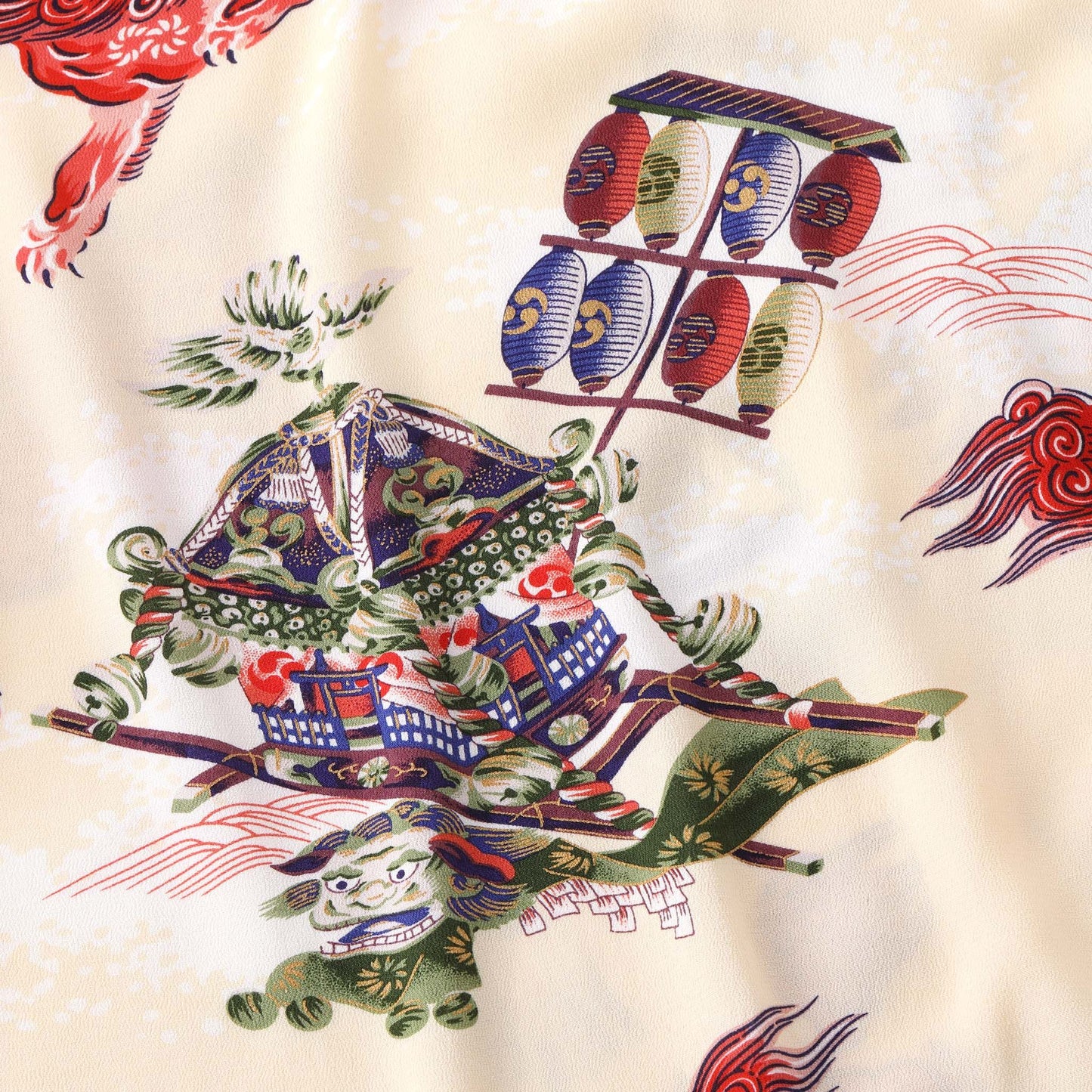 RAYON ALOHA SHIRT “ORIENTAL FESTIVAL” 39346