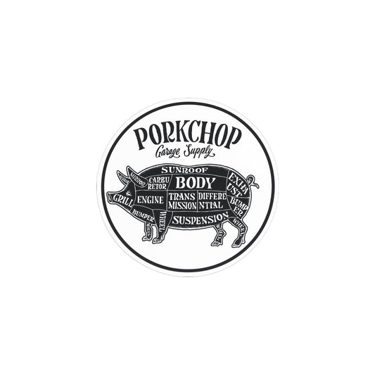 PORKCHOP CIRCLE STICKER
