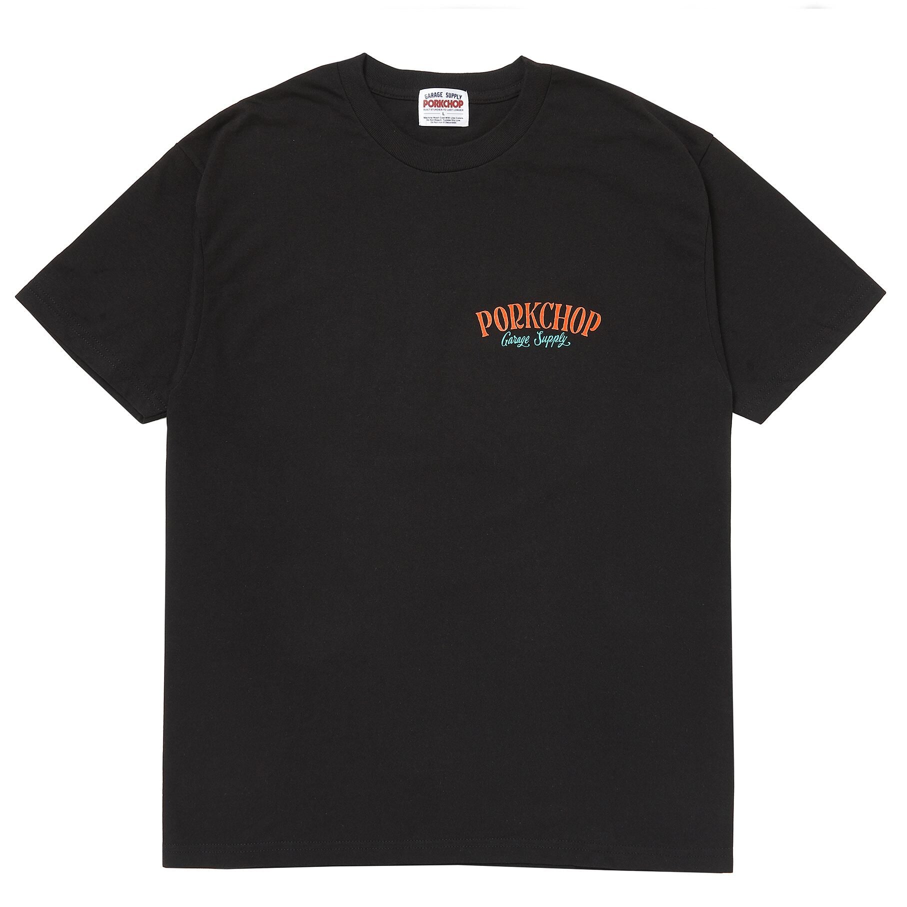 美品　PORKCHOP GARAGE SUPPLY PORKBACK TEE PORK BACK TEE BLACK – TIME AFTER TIME