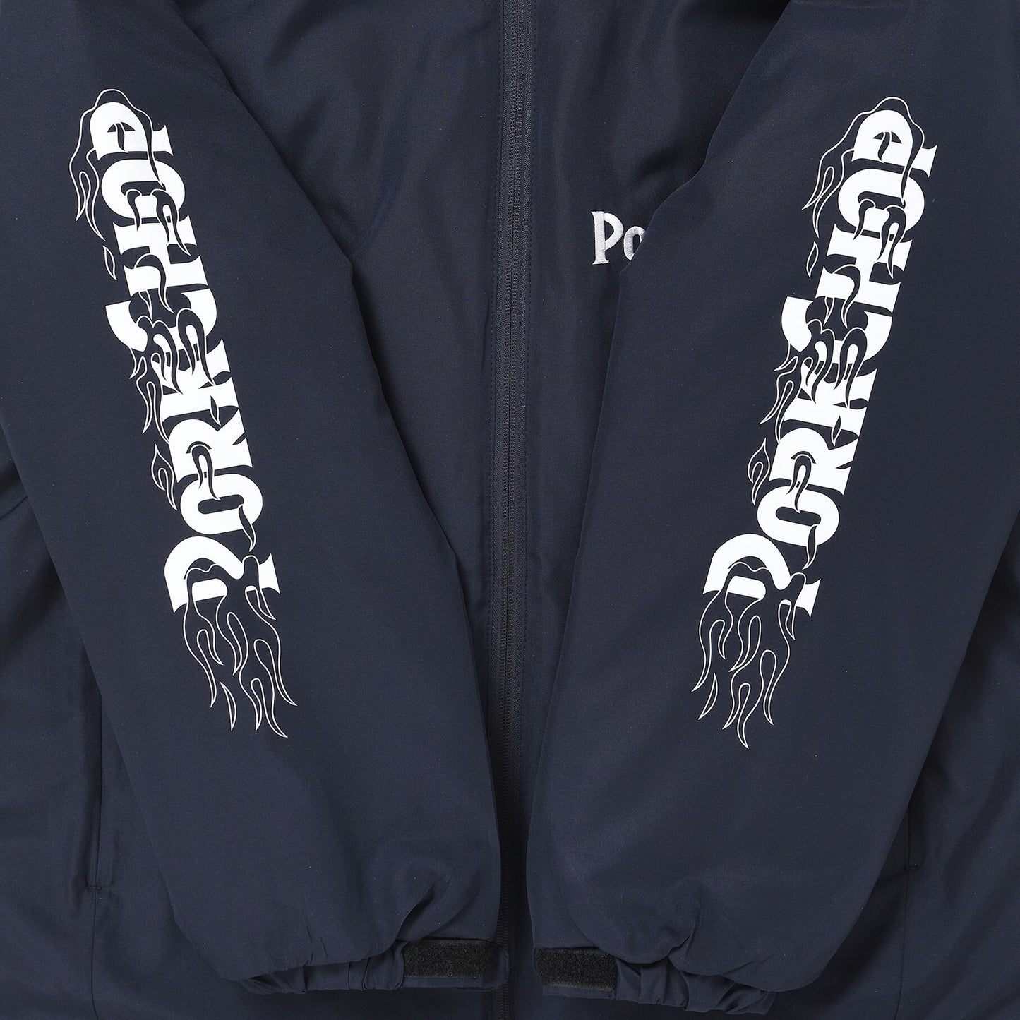 BURNING LOGO HOODED JKT