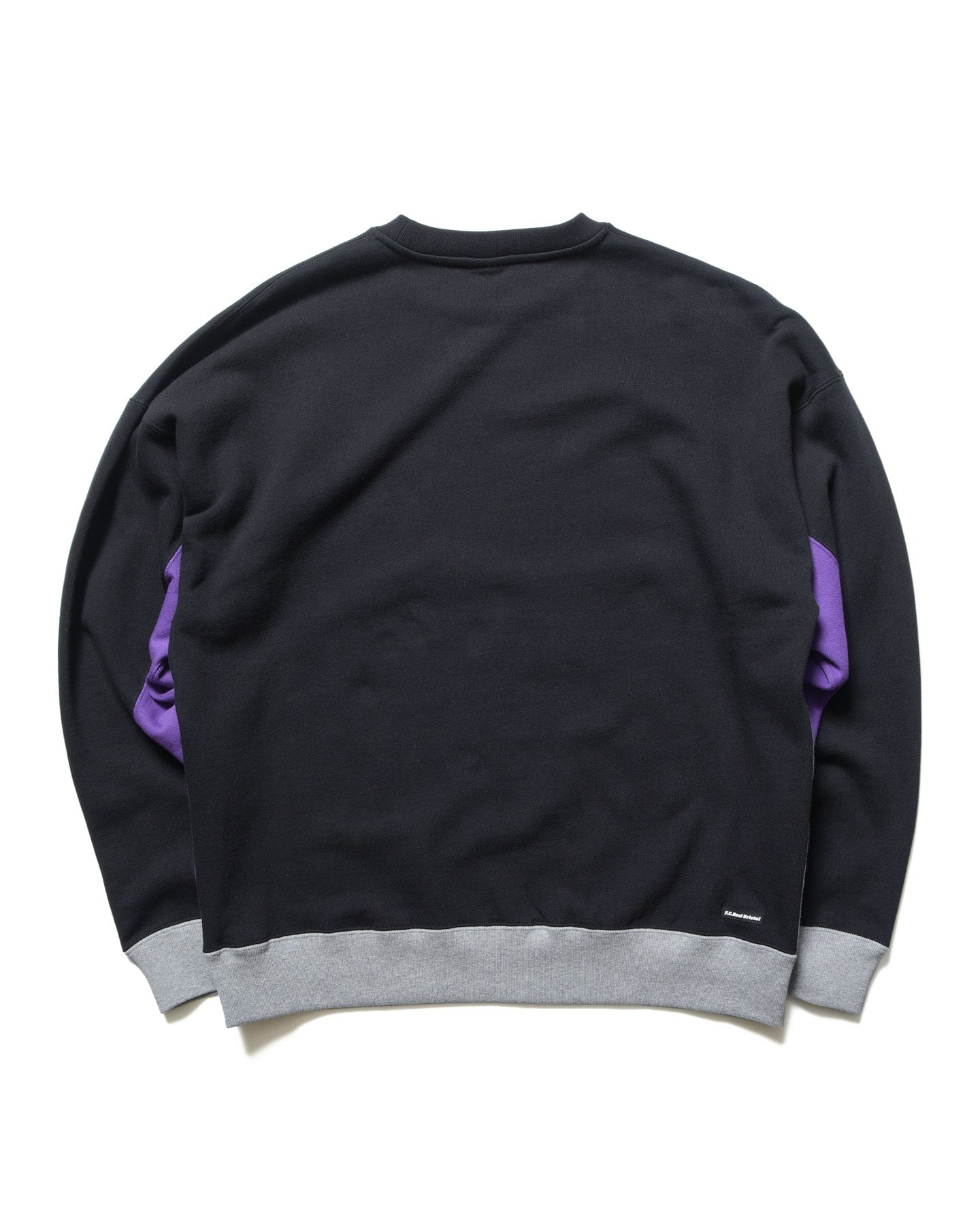 BIG LOGO PANELED CREWNECK SWEAT