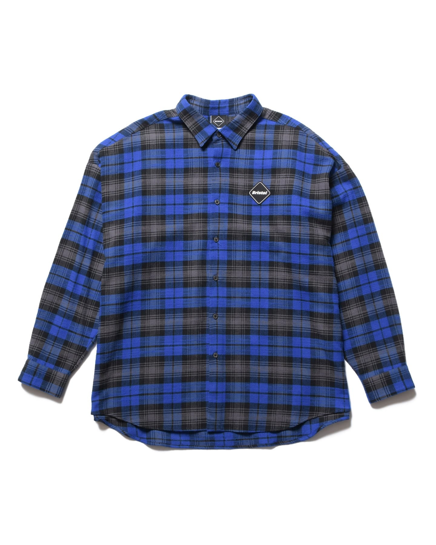 FLANNEL BIG LOGO BAGGY SHIRT