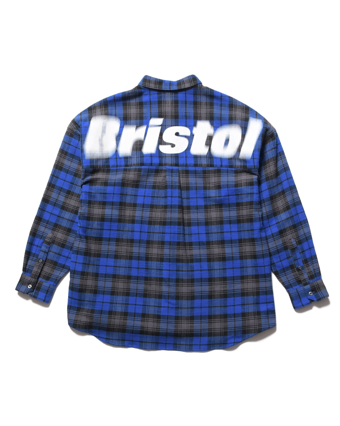 FLANNEL BIG LOGO BAGGY SHIRT