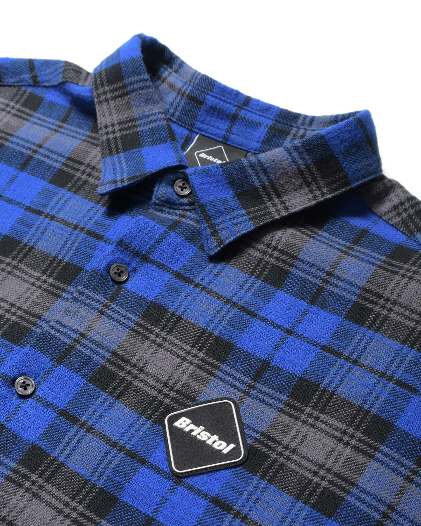 FLANNEL BIG LOGO BAGGY SHIRT