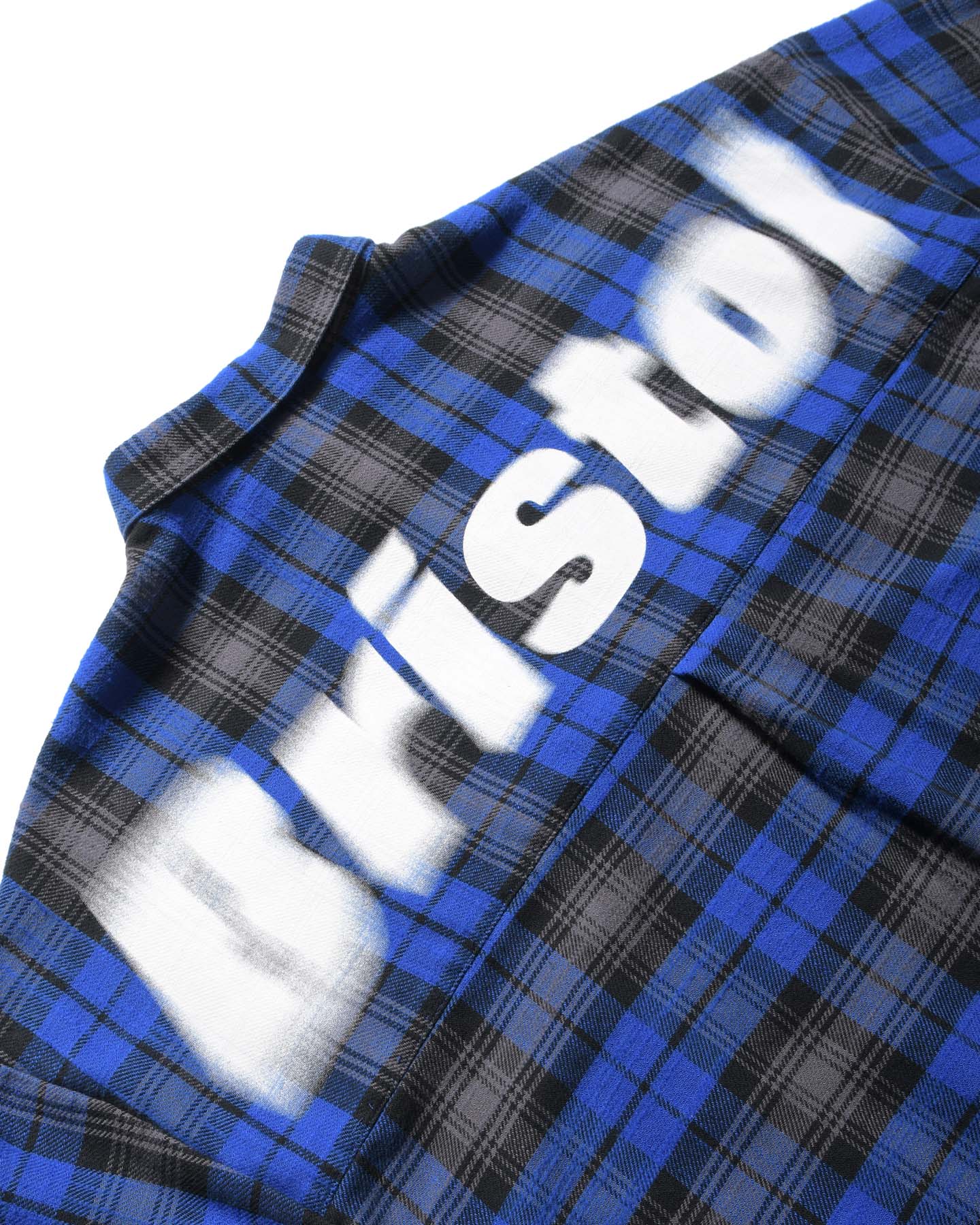 FLANNEL BIG LOGO BAGGY SHIRT