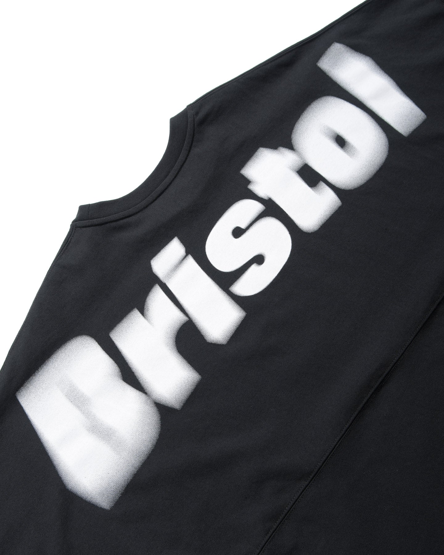 BLURRED BIG LOGO L/S TEAM BAGGY TEE