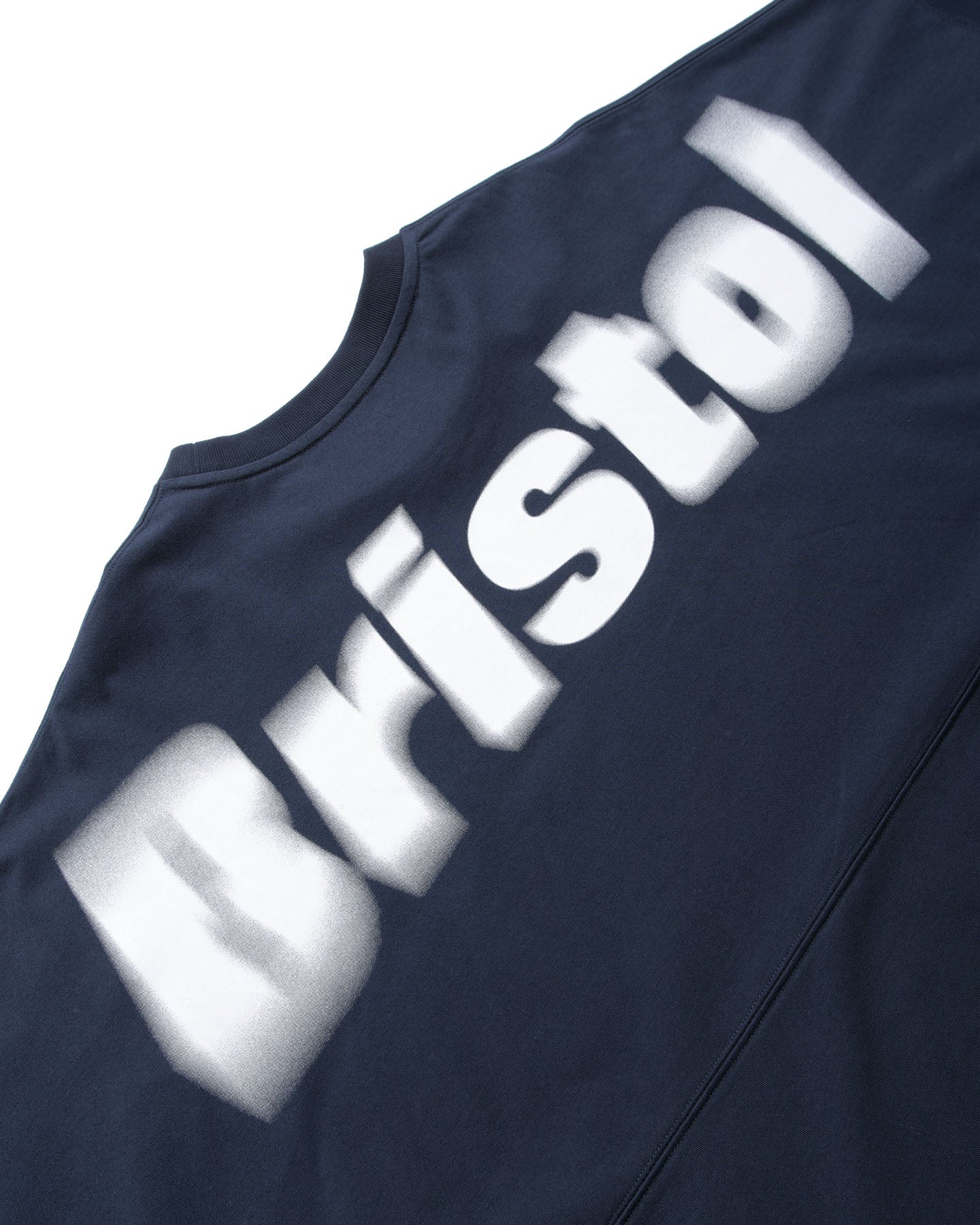 BLURRED BIG LOGO L/S TEAM BAGGY TEE