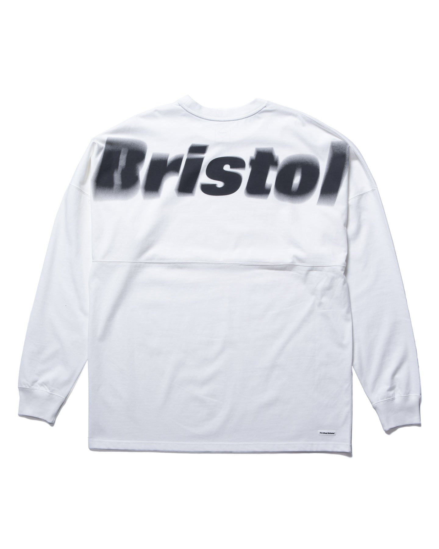 BLURRED BIG LOGO L/S TEAM BAGGY TEE