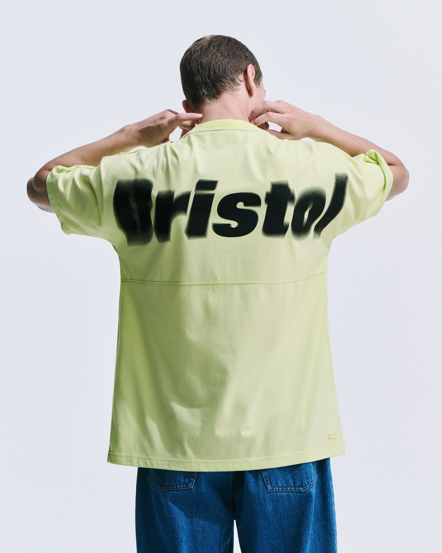 BLURRED BIG LOGO S/S TEAM BAGGY TEE