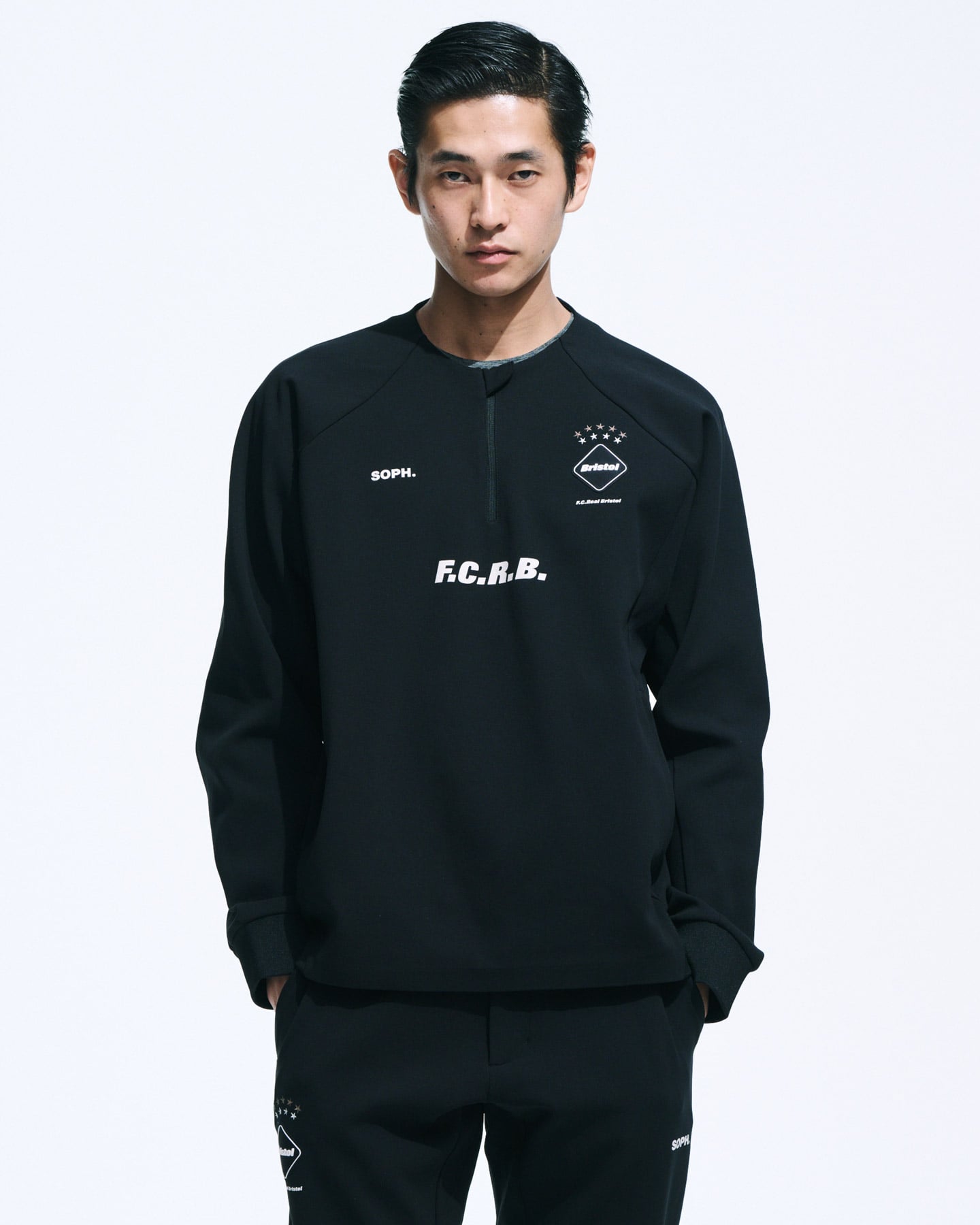 PDK QUARTER-ZIP TOP