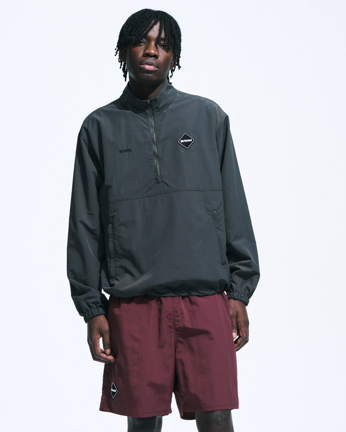 NYLON QUARTER-ZIP BLOUSON – TIME AFTER TIME