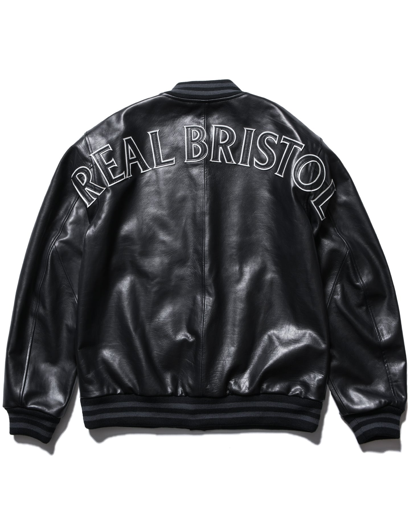 LEATHER TEAM VARSITY BLOUSON – TIME AFTER TIME