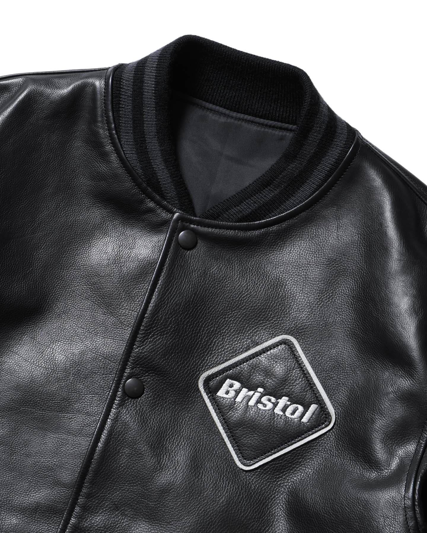 LEATHER TEAM VARSITY BLOUSON – TIME AFTER TIME