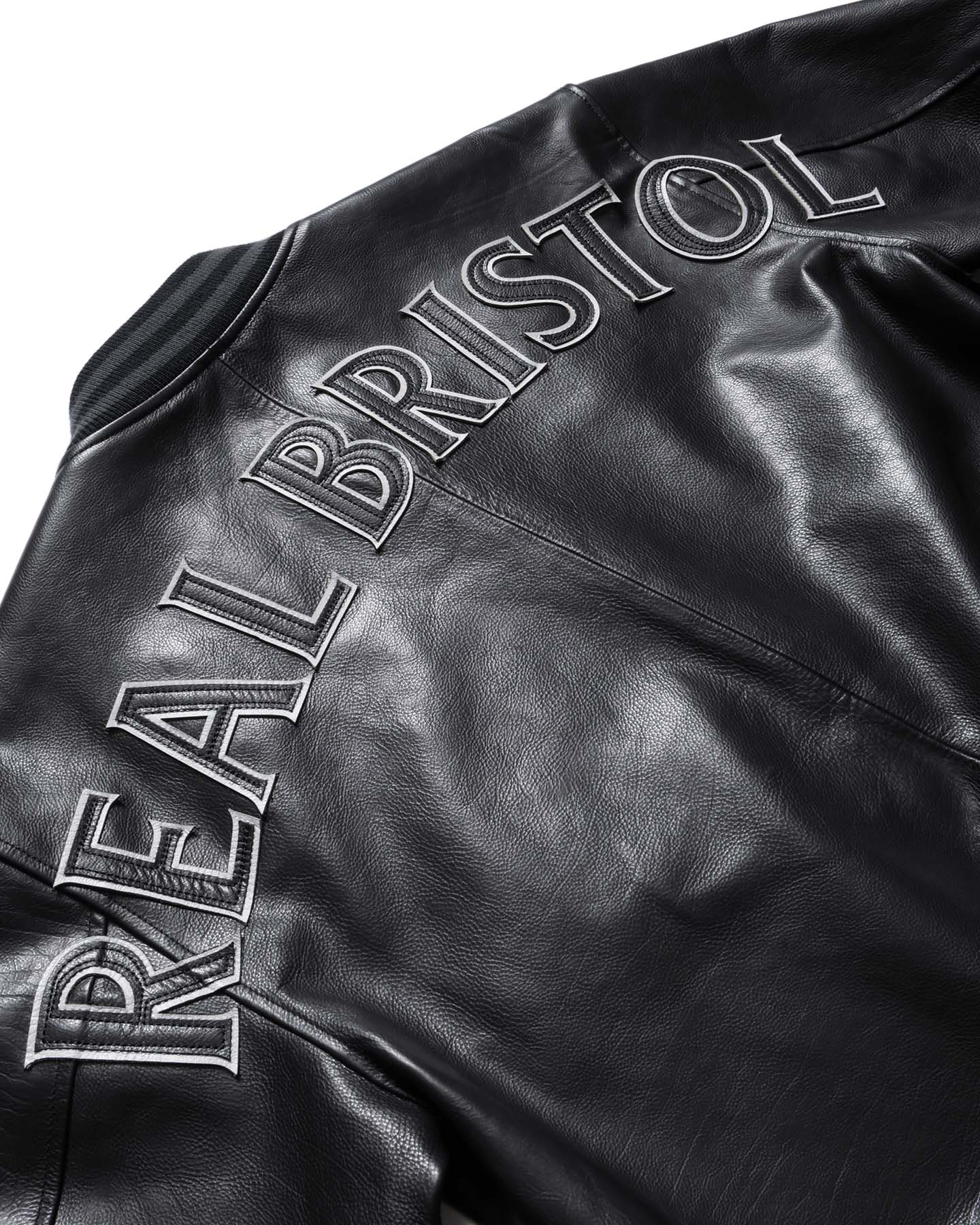 LEATHER TEAM VARSITY BLOUSON
