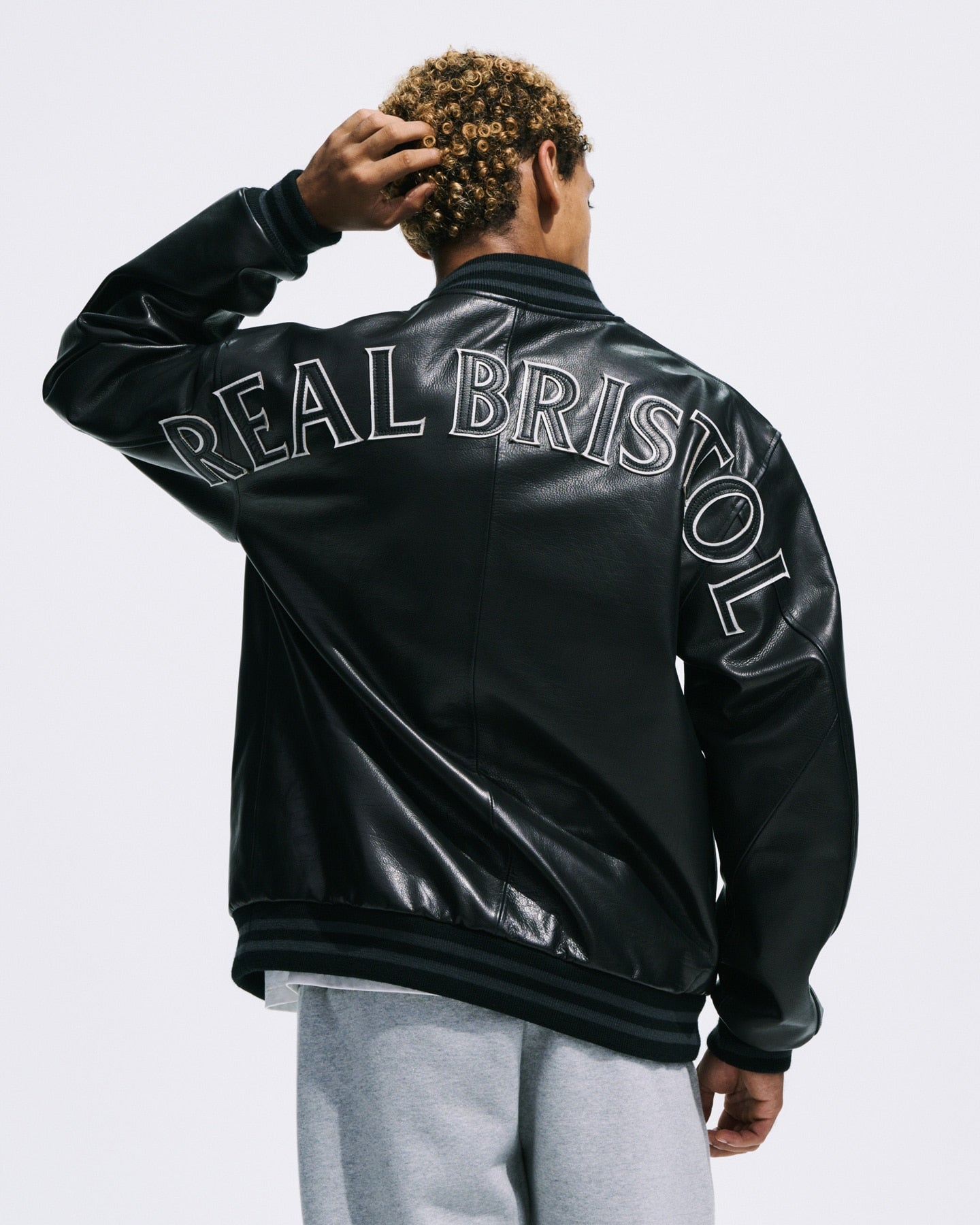 LEATHER TEAM VARSITY BLOUSON – TIME AFTER TIME