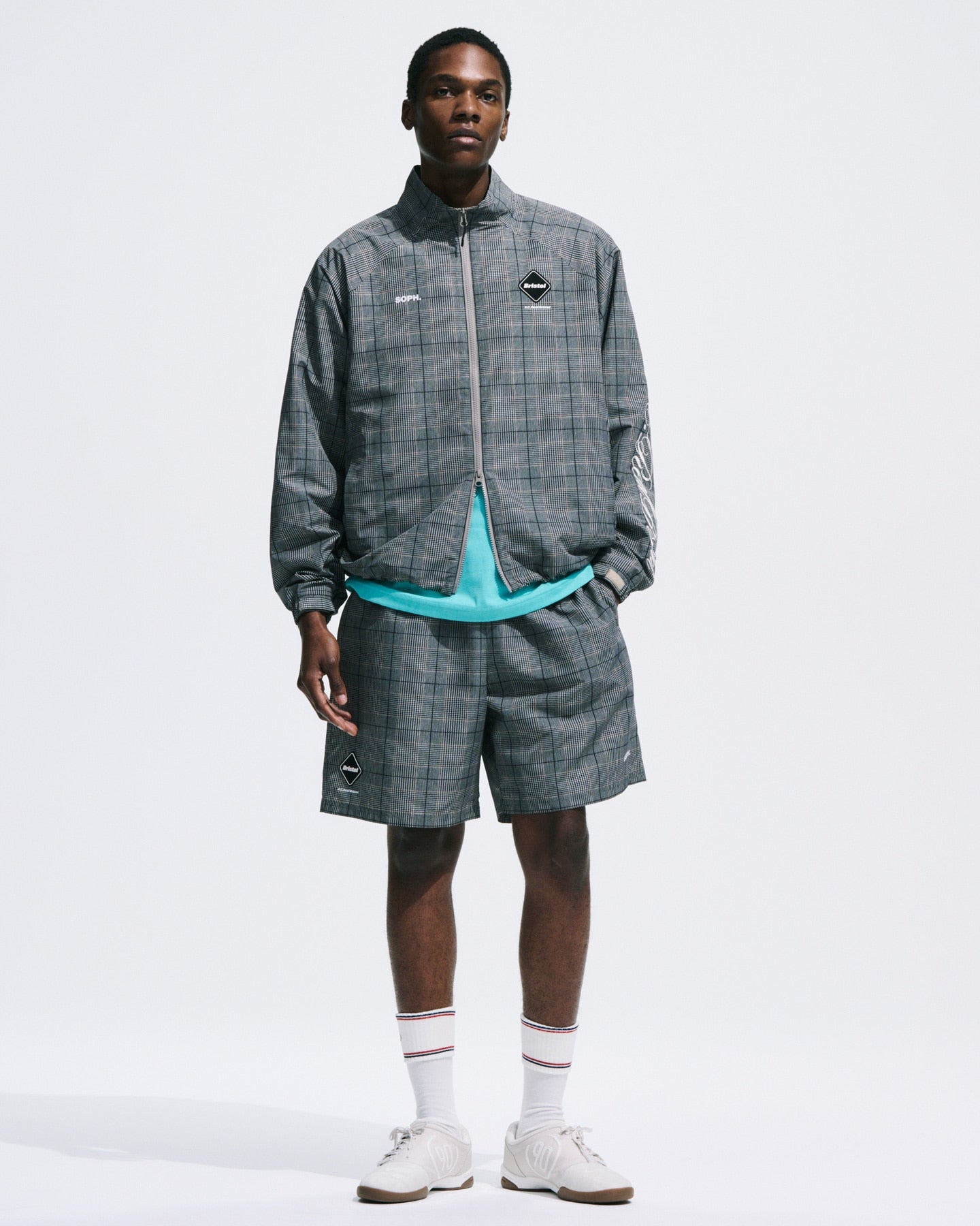 【Sサイズ】 ブリストル　 CHECKER TRAINING SHORTS PLAID PRACTICE SHORTS – TIME AFTER TIME