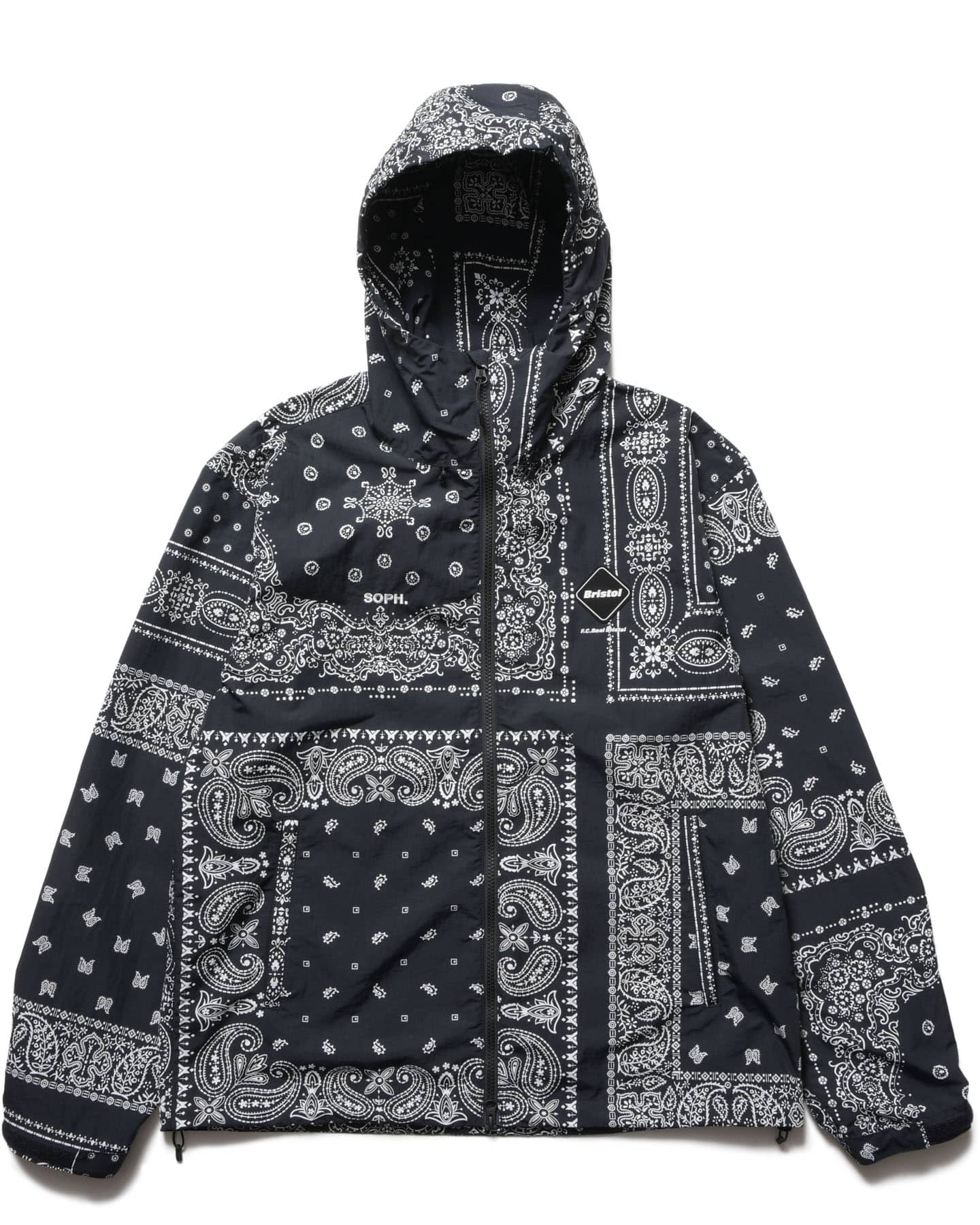 BANDANA NYLON HOODED BLOUSON