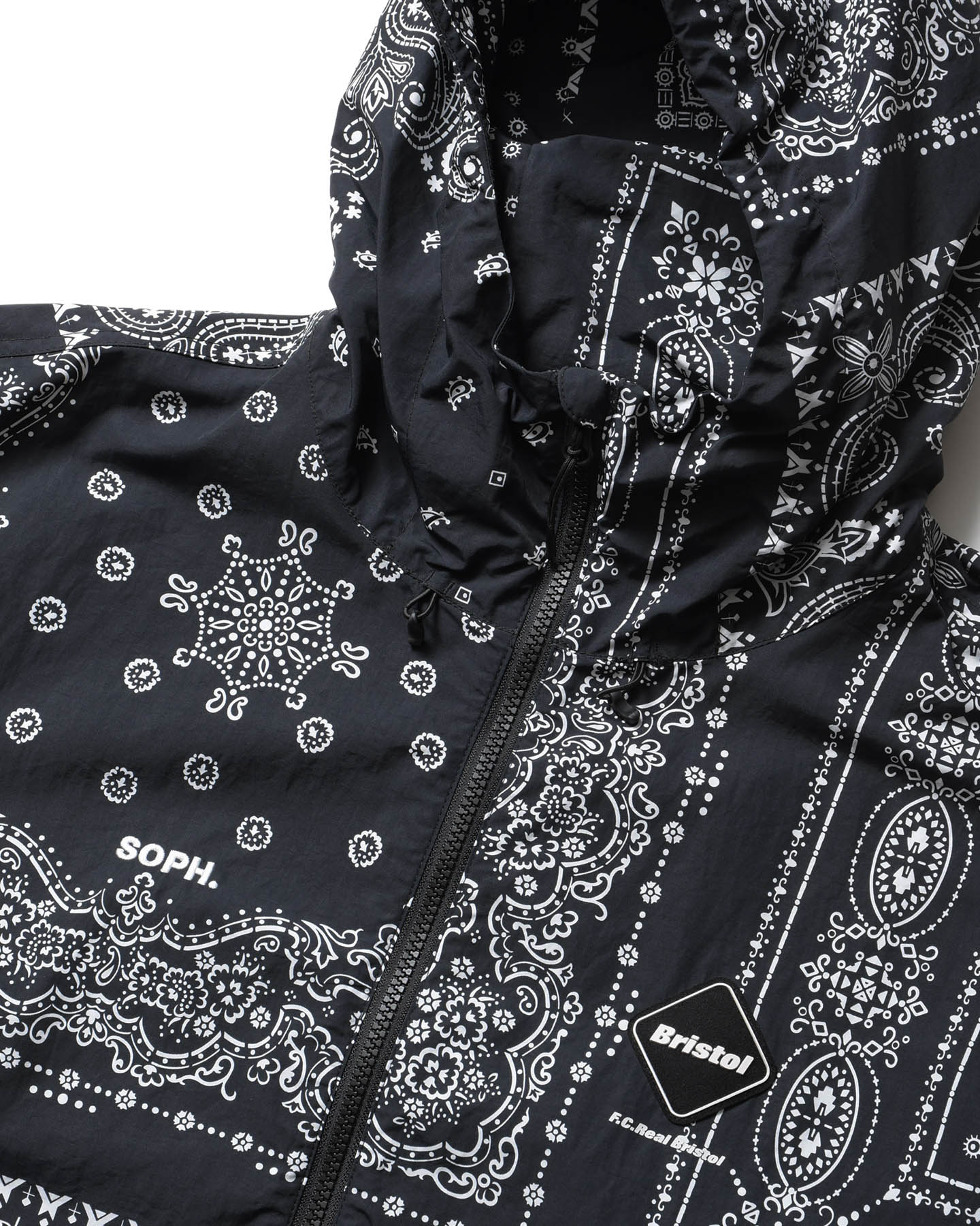 BANDANA NYLON HOODED BLOUSON – TIME AFTER TIME